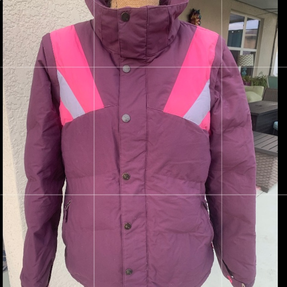Burton Women's Plum Ski Jacket with Pink & Light Gray Accents